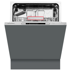Встраиваемая посудомоечная машина Kuppersberg/ Полноразмерная, Посудомоечная машина полностью встраиваемая, количество корзин: 2, ширина 60 см, 12 комплектов, электронное управление, цифровой дисплей, отсрочка старта до 24 часов, 7 программ, 7 температурн