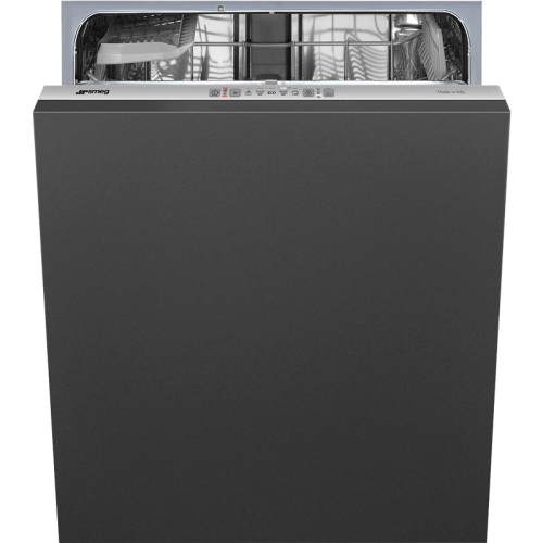 Встраиваемые посудомоечные машины SMEG/ Полностью встраиваемая посудомоечная машина, 60 см, Загрузка 13 комплектов посуды, 5 программ, 1/2 загрузка,уровень шума: 48 дБ(А),класс энергоэффективности D,стандартный мотор