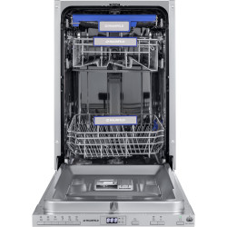 Посудомоечная машина MAUNFELD/ Посудомоечная машина MAUNFELD MLP-08PRO встраиваемая 45 см, вместимость 10 комплектов, 8 программ, луч на полу, дисплей, режим 1/2 загрузки, третий уровень загрузки, отсрочка старта, аквастоп, внутреннее освещение, конденсац