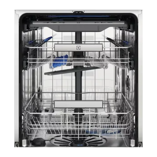 Встраиваемая посудомоечная машина ELECTROLUX/ Встраиваемая полногабаритная посудомоечная машина , загрузка на 14 комплектов посуды, сенсорное управление, 8 программ, 59.6x56x82 см, черный цвет, сушка: стандартная (конденсация)/с открыванием дверцы, индика