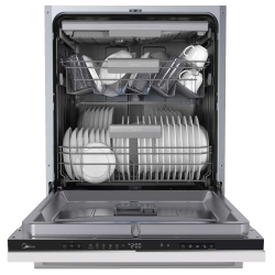 Встраиваемая посудомоечная машина Midea/ MDK/Встраиваемая ПММ, 60 см, 14 компл., 3 корзины, 3-я корзина Infinity, А++/A/A, электронное управление, дисплей, 6+4 программ (Авто программа), функция усиленной мойки (Power Wash), конденсационная сушка, Отложен