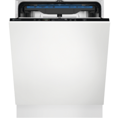 Встраиваемые посудомоечные машины ELECTROLUX/ загрузка на 14 комплектов посуды, сенсорное управление, 7 программ, 59.6x55x82 см, черный цвет, сушка: с открыванием дверцы, индикация на полу: проекция дисплея