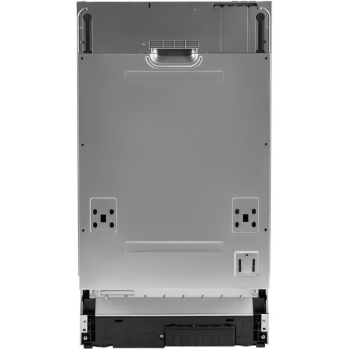 Узкая,  Встраиваемая ПММ 45см, 9 комплектов, 5 программ, расход 9л, электронное управление с LED индикацией, 2 корзины, съемная корзина для столовых приборов, отсрочка старта 3/6/9, луч на полу