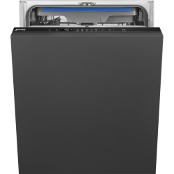 Посудомоечная машина Smeg/ Посудомоечная машина Smeg, встраиваемая, 60 см, сенсорное управление Soft Touch, 14 комплектов, 8 программ, инверторный мотор 2.0, полный AquaStop, цвет черный