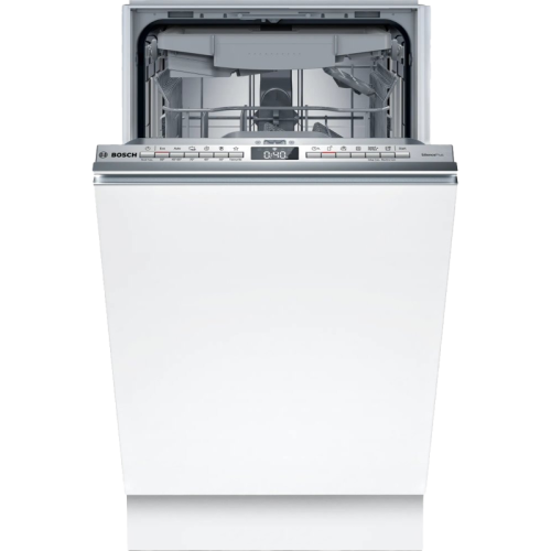Встраиваемая посудомоечная машина Bosch/ Встраиваемая посудомоечная машина Bosch SPV4HMX10E загрузка на 10 комплектов посуды, электронное управление, 6 программ, 44.8x55x81.5 см, нержавеющая сталь цвет, сушка: с теплообменником, индикация на полу: луч