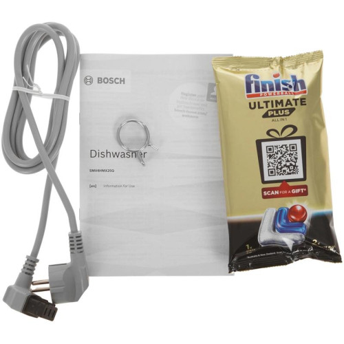 Посудомоечная машина встраив./ Посудомоечная машина встраив. Bosch SMV4HMX25Q полноразмерная серебристый инвертор