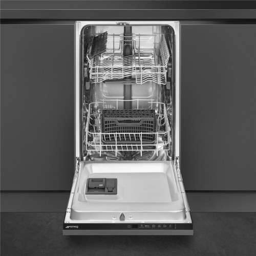 Встраиваемые посудомоечные машины SMEG/ Полностью встраиваемая, 45 см, 9 комплектов, 5 программ, инверторный мотор