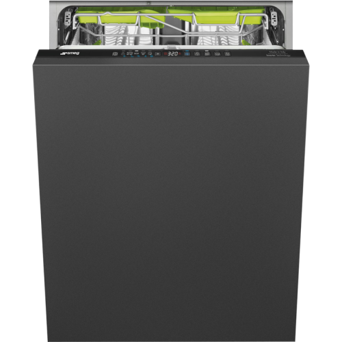 Встраиваемые посудомоечные машины SMEG/ Полностью встраиваемая посудомоечная машина, 60 см, Загрузка 13 комплектов посуды, 11 программ, регулируемая на 3 уровня верхняя корзина с полной загрузкой,уровень шума: 46 дБ(А),класс энергоэффективности: C,LED-под