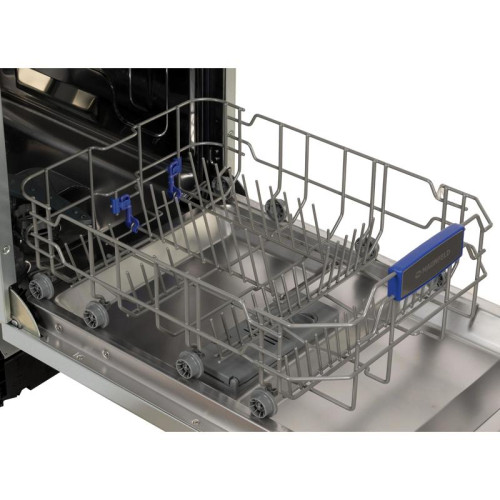 Посудомоечная бытовая машина MAUNFELD/ Посудомоечная бытовая машина MAUNFELD MLP-08IM Узкая,  Встраиваемая ПММ 45см, 10 комплектов, 10 программ, расход 9л, сенсорное управление с дисплеем Cold White, 2 корзины для посуды (верхняя регулируемая по высоте) ,