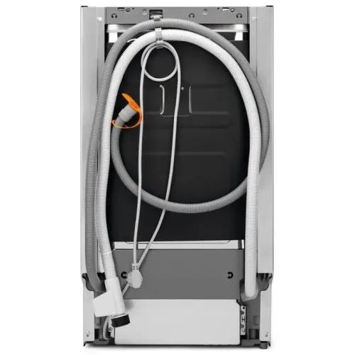 Встраиваемые посудомоечные машины ELECTROLUX/ Встраиваемая узкая посудомоечная машина, загрузка на 9 комплектов посуды, сенсорное управление, 8 программ, 44.6x55x82 см, черный цвет, сушка: с открыванием дверцы, индикация на полу: проекция дисплея