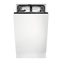 Встраиваемые посудомоечные машины ELECTROLUX/ загрузка на 9 комплектов посуды, электронное управление, 4 программы, 44.6x55x82 см, черный цвет, сушка: с открыванием дверцы, индикация на полу: нет