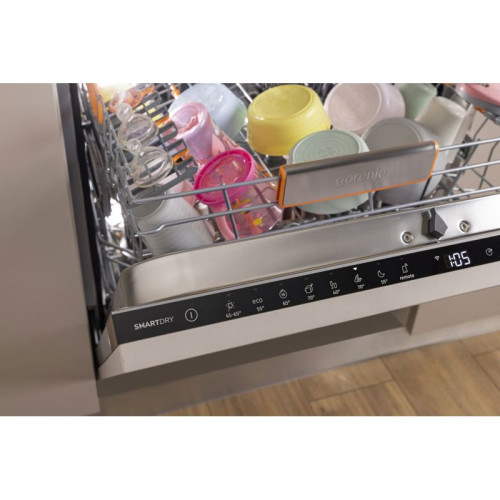 Посудомоечная машина Gorenje/ Посудомоечная машина Gorenje, встраиваемая, 16 комплектов, 3 корзины, инверторный мотор, отсрочка старта, Wi-Fi управление, сенсорное управление, полный AquaStop, сенсор уровня воды, энергоэффективность А+++, уровень шума 38 