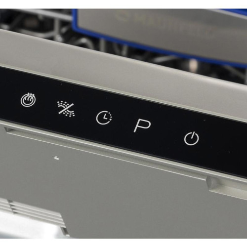 Посудомоечная бытовая машина MAUNFELD/ Посудомоечная бытовая машина MAUNFELD MLP-08IM Узкая,  Встраиваемая ПММ 45см, 10 комплектов, 10 программ, расход 9л, сенсорное управление с дисплеем Cold White, 2 корзины для посуды (верхняя регулируемая по высоте) ,