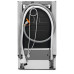 Встраиваемая посудомоечная машина ELECTROLUX/ Встраиваемая посудомоечная машина 45 см, загрузка на 9 комплектов посуды, сенсорное управление, загрузка на 9 комплектов посуды, электронное управление, 6 программ, 44.6x55x82 см, черный цвет, сушка: с открыва
