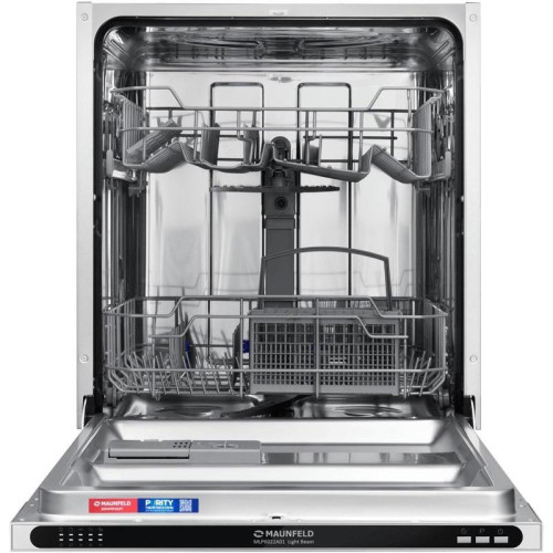 Встраиваемая посудомоечная машина/ Встраиваемая посудомоечная машина MLP6022A01 Light Beam Посудомоечная машина, Встраиваемая, 60 см, 12 комплектов, 5 программ, конденсационная сушка, звуковой сигнал, отсрочка старта, электронное управление, уровень шума 