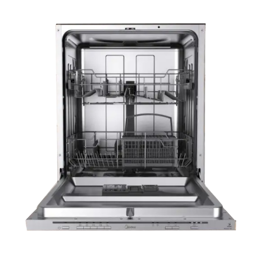 Встраиваемая посудомоечная машина Midea/ MDK/Встраиваемая ПММ, 60 см, 12 компл., 2 корзины, А++/A/A, Электронное управление, LED индикация, 5 программ, Активная сушка,  Отложенный старт: 3/6/9 часов, Использование средств 