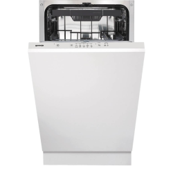 Посудомоечная машина Gorenje/ Посудомоечная машина Gorenje, загрузка 10 комплектов, стандартный мотор, регулировка верхней корзины по высоте, 3 корзины, кнопочное управление, звуковой сигнал завершения цикла, автооткрывание дверцы, половинная загрузка, по