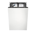 Встраиваемые посудомоечные машины ELECTROLUX/ Встраиваемая узкая посудомоечная машина, загрузка на 9 комплектов посуды, сенсорное управление, 8 программ, 44.6x55x82 см, черный цвет, сушка: с открыванием дверцы, индикация на полу: проекция дисплея