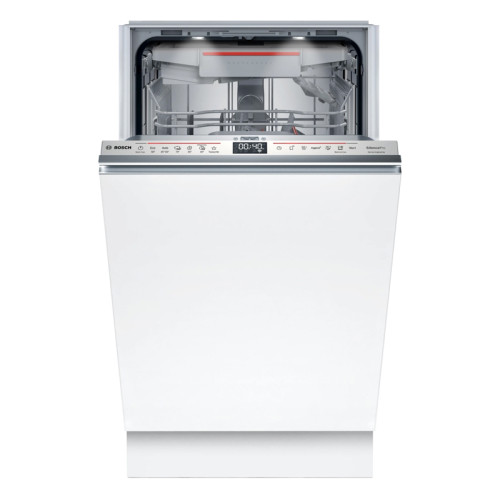 Встраиваемая посудомоечная машина Bosch/ Встраиваемая посудомоечная машина Bosch SPV6EMX76Q Встраиваемая посудомоечная машина Bosch, узкая, 10 комплектов, 10 программ, 6 температурных режимов, электронное управление, дисплей, Aquastop, конденсационная суш