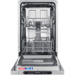 Встраиваемая посудомоечная машина/ Встраиваемая посудомоечная машина MLP4249G02 Light Beam Посудомоечная машина, Встраиваемая, 45 см, 9 комплектов, 4 программ, 1/2 загрузка, звуковой сигнал, отсрочка старта, электронное управление, уровень шума 49 дБ, кон