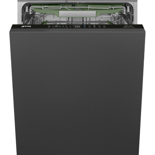 Посудомоечная машина Smeg/ Посудомоечная машина Smeg, встраиваемая, 60 см, 14 комплектов, сенсорное управление, LED дисплей, орбитальная система мойки, 10 (+1) программ, конденсационная сушка, автоматическое открывание дверцы, Dry Assist, инверторный мото