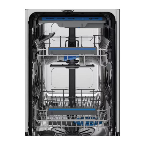 Встраиваемые посудомоечные машины ELECTROLUX/ Встраиваемая узкая посудомоечная машина, без фасада, сенсорное управление Quick Select ,дисплей, 10 комплектов, 8 программ 2-цветный световой индикатор, индикатор ополаскивающего средства, индикатор соли, датч