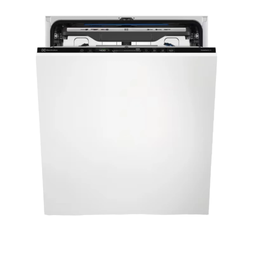 Встраиваемые посудомоечные машины ELECTROLUX/ Полновстраиваемая посудомоечная машина 60 см, Comfort Lift загрузка на 14 комплектов посуды, сенсорное управление, 8 программ, 59.6x56x82 см, черный цвет, сушка: с открыванием дверцы, индикация на полу: луч