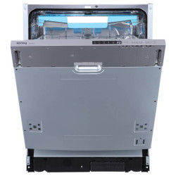 Встраиваемая посудомоечная машина Korting/ Встраиваемая посудомоечная машина, 60 см, электронное управление, цифровой дисплей, 5 программ, корзина для столовых приборов, полная защита от протечек, проточный ТЭН, 3 корзины, 14 комплектов , луч на полу, авт