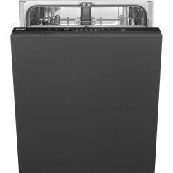 Посудомоечная машина Smeg/ Посудомоечная машина Smeg, встраиваемая, 60 см, сенсорное управление Soft Touch, 13 комплектов, 8 программ, инверторный мотор 2.0, полный AquaStop, автоматическое открывание дверцы, конденсационная сушка, LED дисплей, цвет черны