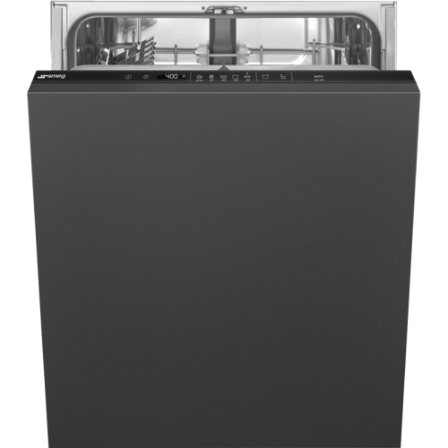 Посудомоечная машина Smeg/ Посудомоечная машина Smeg, встраиваемая, 60 см, сенсорное управление Soft Touch, 13 комплектов, 8 программ, инверторный мотор 2.0, полный AquaStop, автоматическое открывание дверцы, конденсационная сушка, LED дисплей, цвет черны