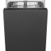 Посудомоечная машина Smeg/ Посудомоечная машина Smeg, встраиваемая, 60 см, сенсорное управление Soft Touch, 13 комплектов, 8 программ, инверторный мотор 2.0, полный AquaStop, автоматическое открывание дверцы, конденсационная сушка, LED дисплей, цвет черны