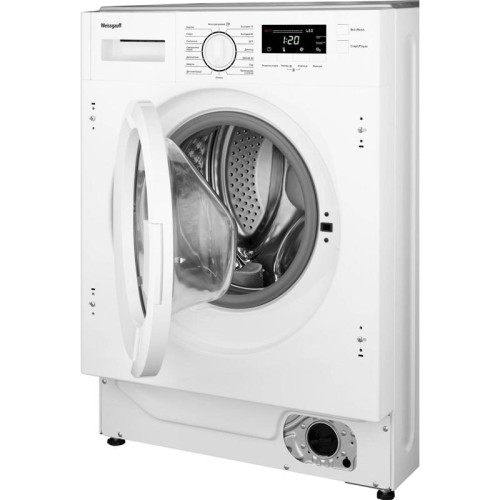 Стиральная машина/ Стиральная машина Weissgauff WMI 6147 Inverter Steam класс:A+++ загрузка до 7кг отжим:1400об/мин белый инвертер