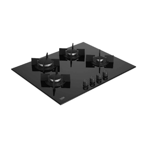 Газовая варочная поверхность/ Газовая варочная поверхность Beko HING642202SB черный