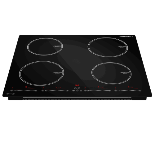Встраиваемые индукционные панели MAUNFELD/ Встраиваемые индукционные панели MAUNFELD CVI594SBK Inverter Индукционная варочная панель, 60 см, 4 конфорки, слайдерное управление, мощность конфорок 2х2000, 2х1200, таймер, быстрый нагрев, автоматическое выключ
