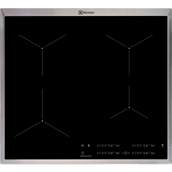 Встраиваемая варочная поверхность ELECTROLUX/ Встраиваемая варочная поверхность ELECTROLUX EIT60443X индукционная, 60 см, распознавание наличия посуды, черный цвет, рамка из нержавеющей стали
