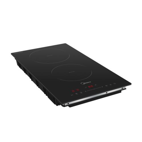 Индукционная варочная поверхность Midea/ MDK/Индукционная варочная поверхность Midea, 30 см, 2 индукционные зоны, Booster, сенсорное управление Slider Control, 9 уровней мощности, таймер, инвертер,защита от детей, цвет черный
