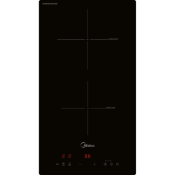 Индукционная варочная поверхность MIDEA/ Индукционная варочная поверхность MIDEA, 30 см, скошенный передний край, сенсорное управление, Inverter quattro, Booster, таймер, индикация остаточного тепла, защита от детей, цвет черный
