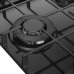 Варочная поверхность MONSHER/ Варочная поверхность MONSHER, газ, High-Tech, 44 см, автоматический электроподжиг, газ-контроль, форсунки под сжиженый газ, SABAF конфорки, чугунные решетки, цвет черный