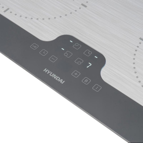 Индукционная варочная поверхность/ Индукционная варочная поверхность Hyundai HHI 6772 GR серебристый