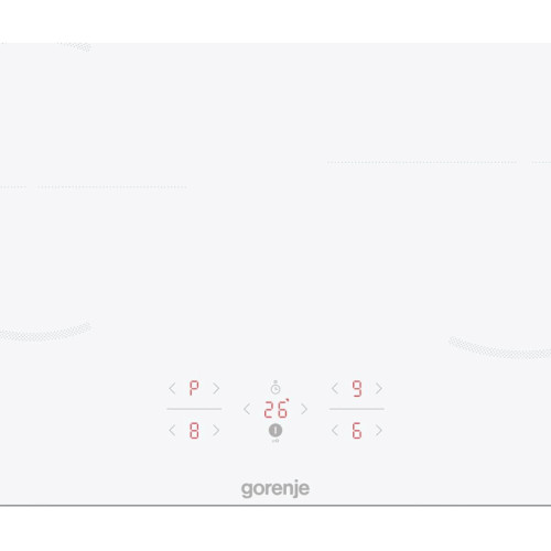 Варочная панель Gorenje/ Варочная панель Gorenje, 60 см, индукционная, сенсорное управление, таймер, автоопределение посуды, PowerBoost, защита от детей, цвет белый