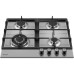 Газовая варочная поверхность/ Газовая варочная поверхность Weissgauff HGG 641 XV нержавеющая сталь