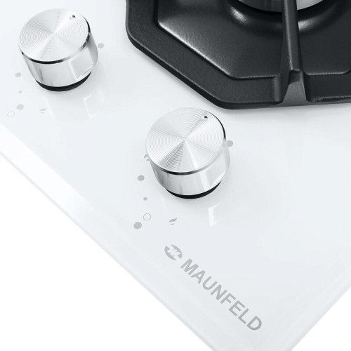 Газовая домино MAUNFELD/ Газовая домино MAUNFELD EGHG.32.2CW/G Домино,   Тип: газовая 30см  Тип установки: независимая  Управление: фронтальное, переключатели поворотные  Нагревательный элемент: конфорка, 2шт  Мощность конфорок, Вт: 2600, 1700  Материал и