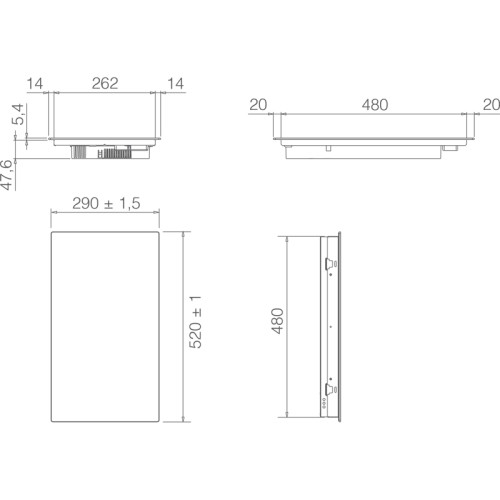 Индукционная варочная панель ELICA, 30 см, 2 зоны нагрева, таймер, пауза, подогрев, слайдерное управление, 9 уровней мощности, Booster, функция Bridge, Multi Connection, цвет черный