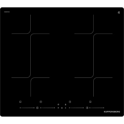 Варочная поверхность Kuppersberg/ Варочная поверхность Kuppersberg, индукция, High-Tech, 60 см, 9 уровней мощности, inverter, таймер, пауза, Booster, автоматическое отключение, Flexi-zone, поддержание тепла, слайдерное управление, цвет черный