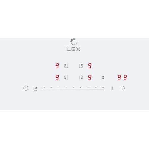 Индукционная варочная поверхность/ Индукционная варочная поверхность Lex EVI 641A WH белый