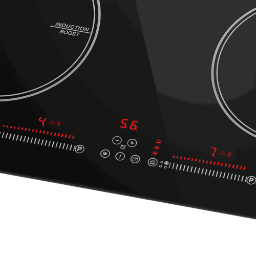 Встраиваемые индукционные панели MAUNFELD/ Встраиваемые индукционные панели MAUNFELD CVI594SBK Inverter Индукционная варочная панель, 60 см, 4 конфорки, слайдерное управление, мощность конфорок 2х2000, 2х1200, таймер, быстрый нагрев, автоматическое выключ