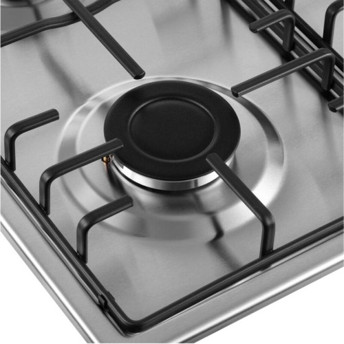 Газовая варочная панель MAUNFELD/ Газовая варочная панель MAUNFELD EGHS.64.3STS-ES/G, механическое управление, 4 конфорки, мощность конфорок 1000, 1700, 1700, 2600, электроподжиг, газ-контроль, цвет нержавеющая сталь