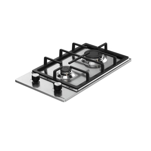 Варочная поверхность Kuppersberg/ Варочная поверхность Kuppersberg, газовая, High-Tech, 30 см, автоматический электроподжиг, газ-контроль, механическое управление, конфорки REMAY, цвет нержавеющая сталь, цвет фурнитуры черный/нержавеющая сталь