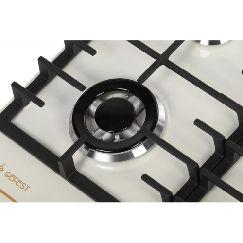 Газовая варочная поверхность/ Газовая варочная поверхность Gefest ПВГ 1214-01 К81 кремовый