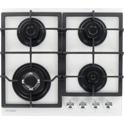 Газовая варочная поверхность/ Газовая варочная поверхность Hyundai HHG 6436 WG белый